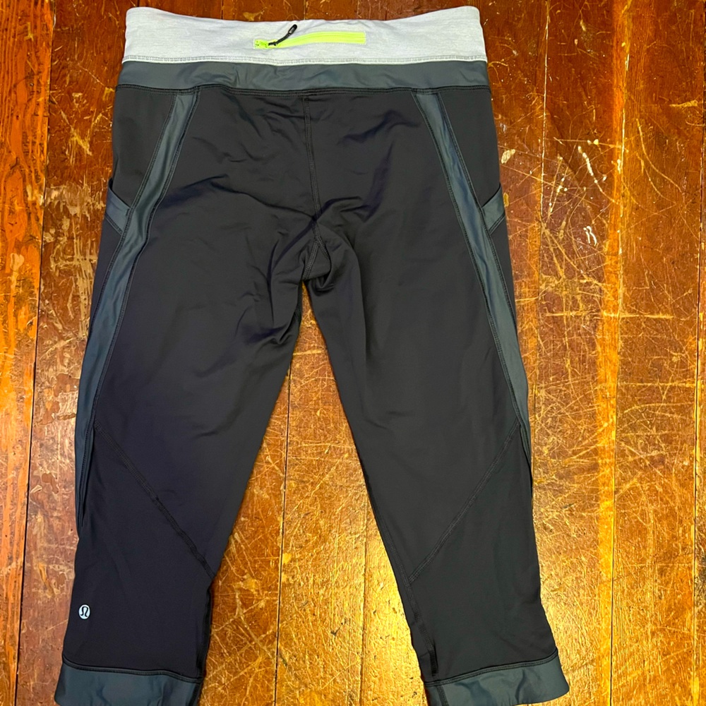 Lululemon grey capris 20” inseam size 8